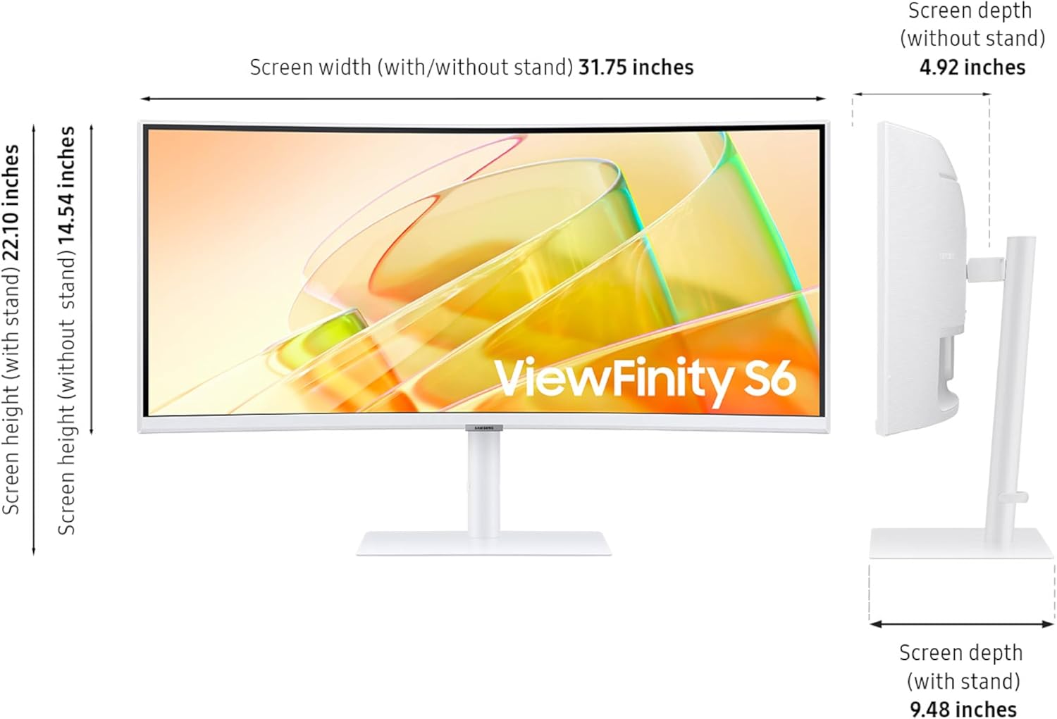 Detalle de Samsung 34-inch curved monitor