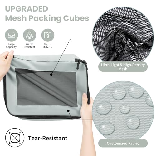 Detalle de Prezon Cubes de rangement pour valise, lot de 10 ⚙