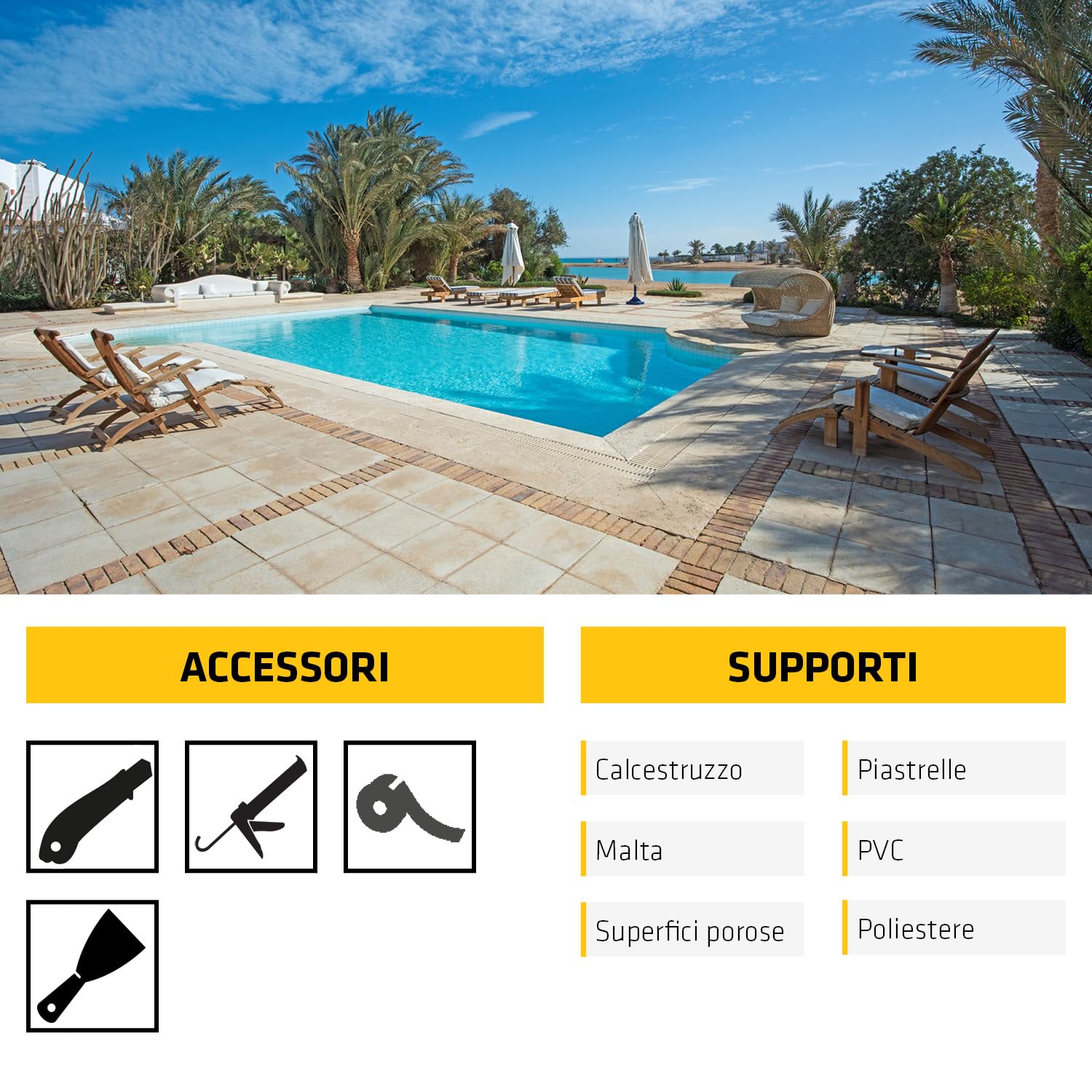 Thumbnail 4 de Sikasil Pool di SIKA – Silicone per piscine e zone umide, Bianco, 300 ml