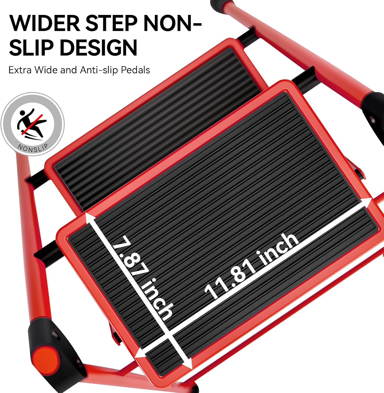 Detalle 2 de KINGRACK 2 Step Ladder Red