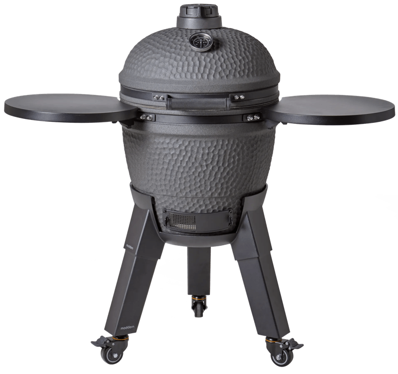 Detalle de Moddern Charcoal Grey Complete – Keramik Kamado-Grill für vielseitiges Grillen
