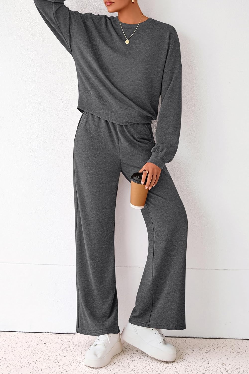 Detalle 2 de PRETTYGARDEN 2-Piece Spring Sweatsuit