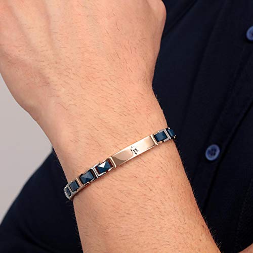 Thumbnail 4 de Maserati Jewels Bracciale Uomo 22 cm in Acciaio, Ceramica e PVD – JM420ATI05