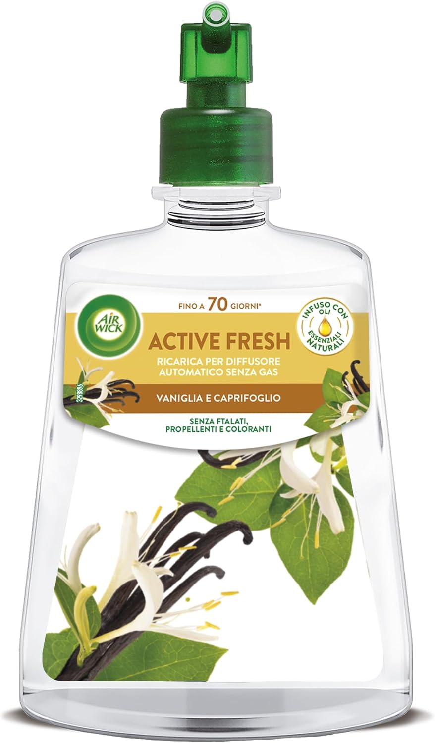 Thumbnail 1 de Airwick Active Fresh: Ricariche per Diffusore Automatico Senza Gas, Vaniglia e Caprifoglio (Confezione da 1, 228 ml)