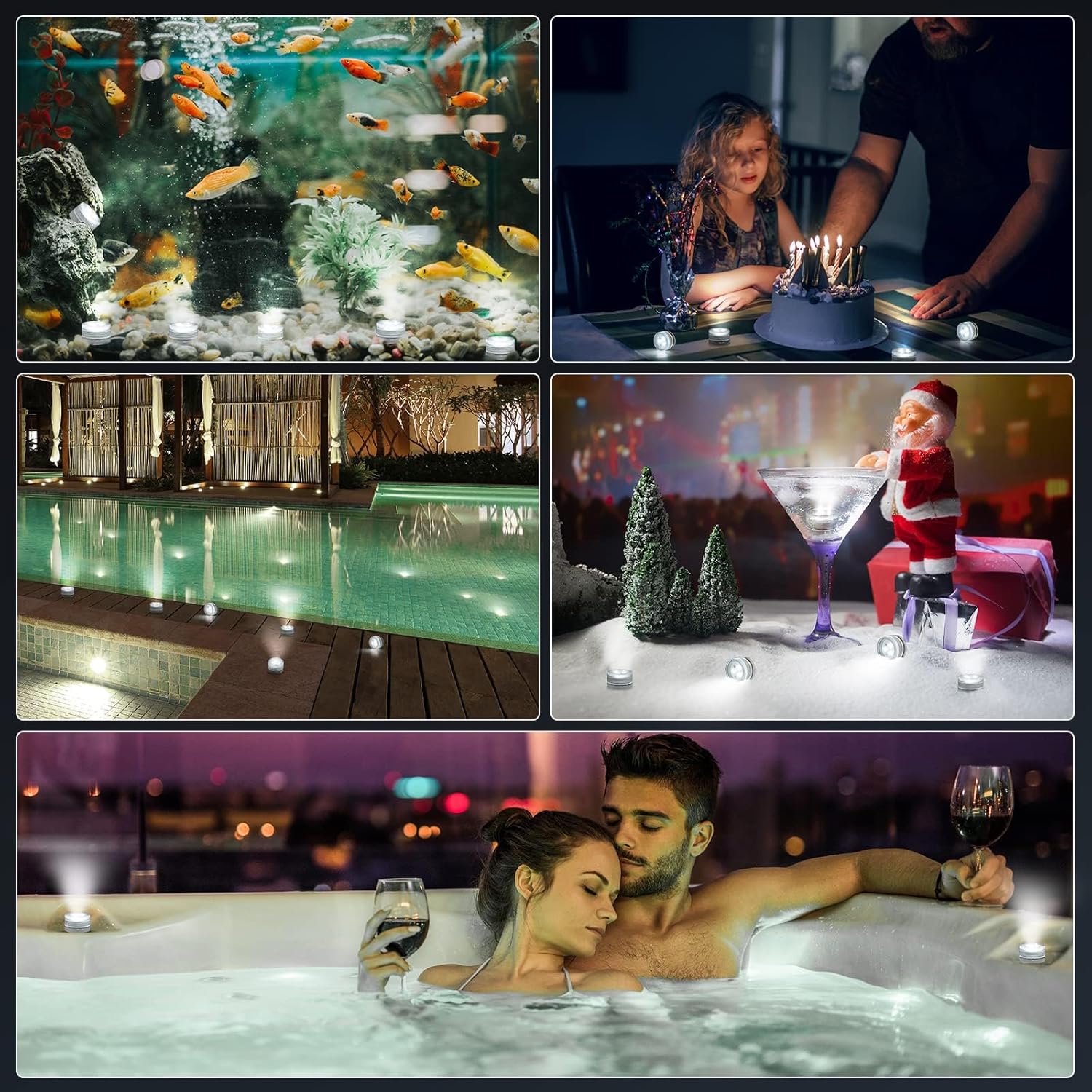 Thumbnail 6 de LUXJET Mini Unterwasser LED Teelichter