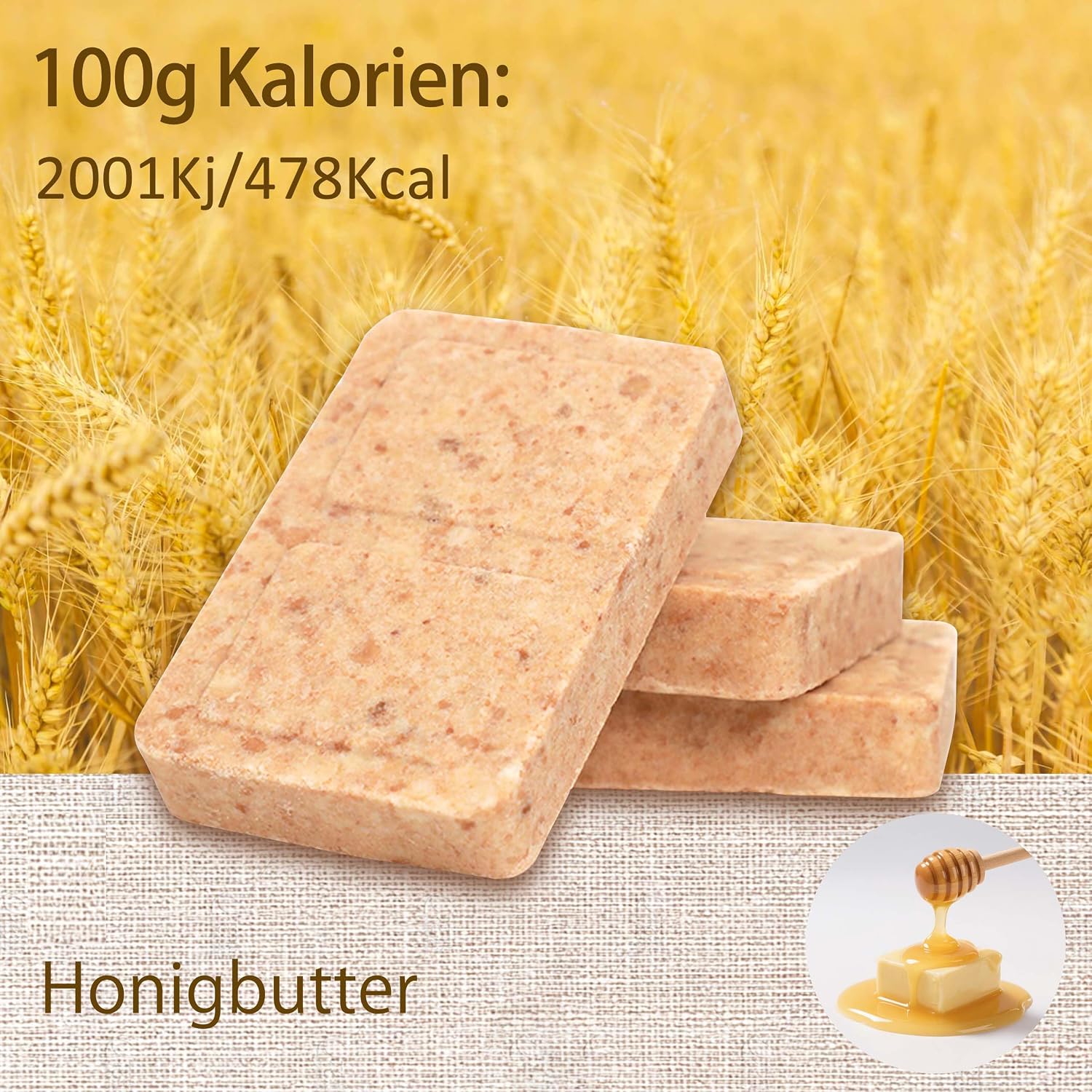 Thumbnail 5 de Notversorgung Honigbutter Hardtack 6883 kcal đ«