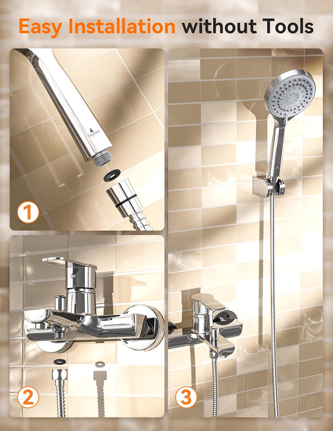 Thumbnail 6 de Magichome High Pressure Shower Head 1.5m