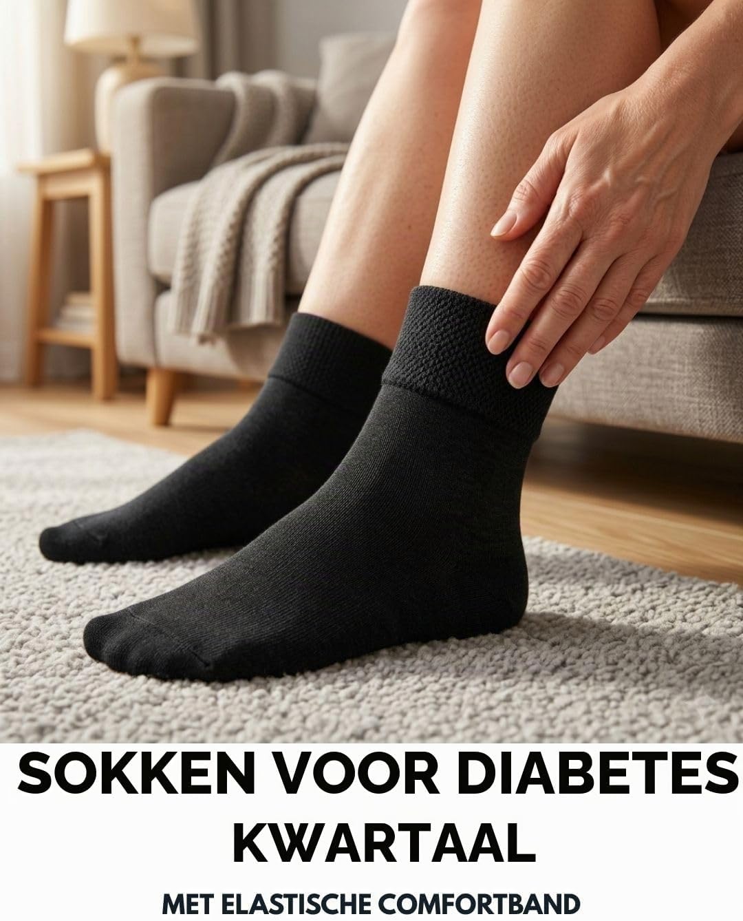 Detalle 2 de sockenkauf24 diabetessokken, 10 paar quarter katoen zonder naad
