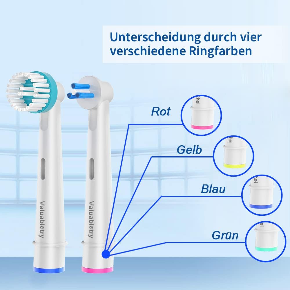 Detalle de Oral‑B kompatible Aufsteckbürsten 16 Stück 🪥