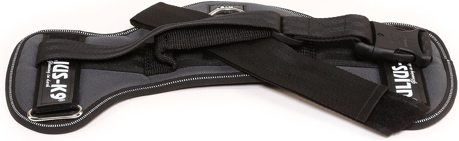 Detalle 2 de Julius-K9 szelki dla psa L/1, nylonowe, antracytowe z odblaskami