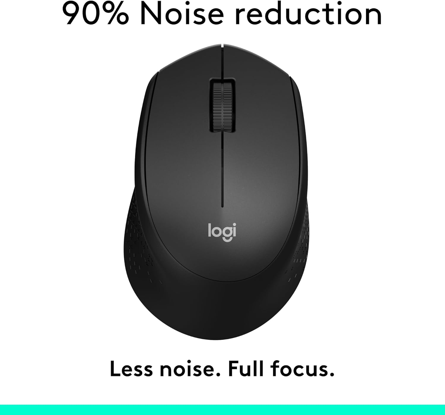 Thumbnail 1 de Logitech M330 Silent Plus Wireless Mouse, 2.4 GHz, 1000 dpi, Black