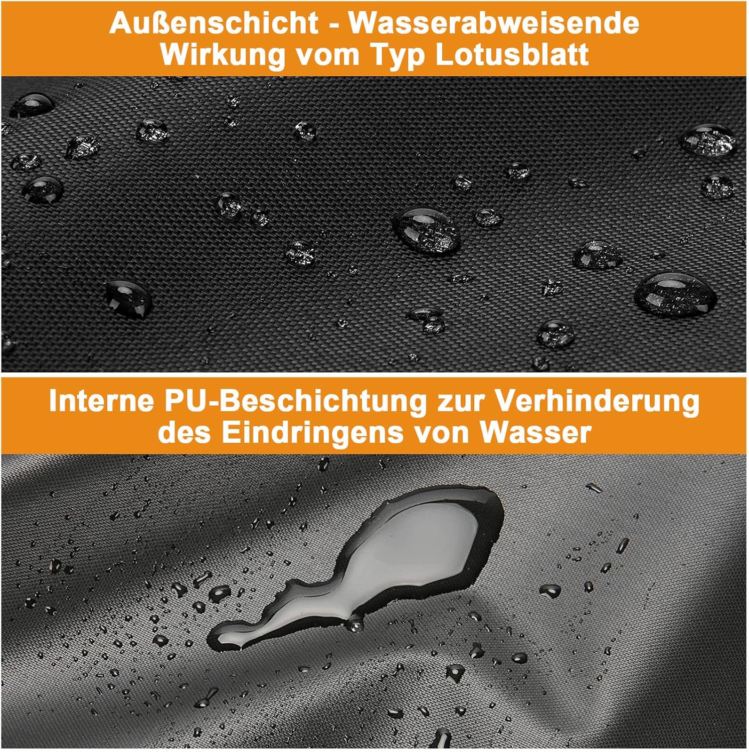 Thumbnail 5 de Tavaler Sonnenschirm-Schutzhülle 3 m für Ampelschirm (420D Oxford, wasser- und UV-schutz) – 265 × 40/70/50 cm