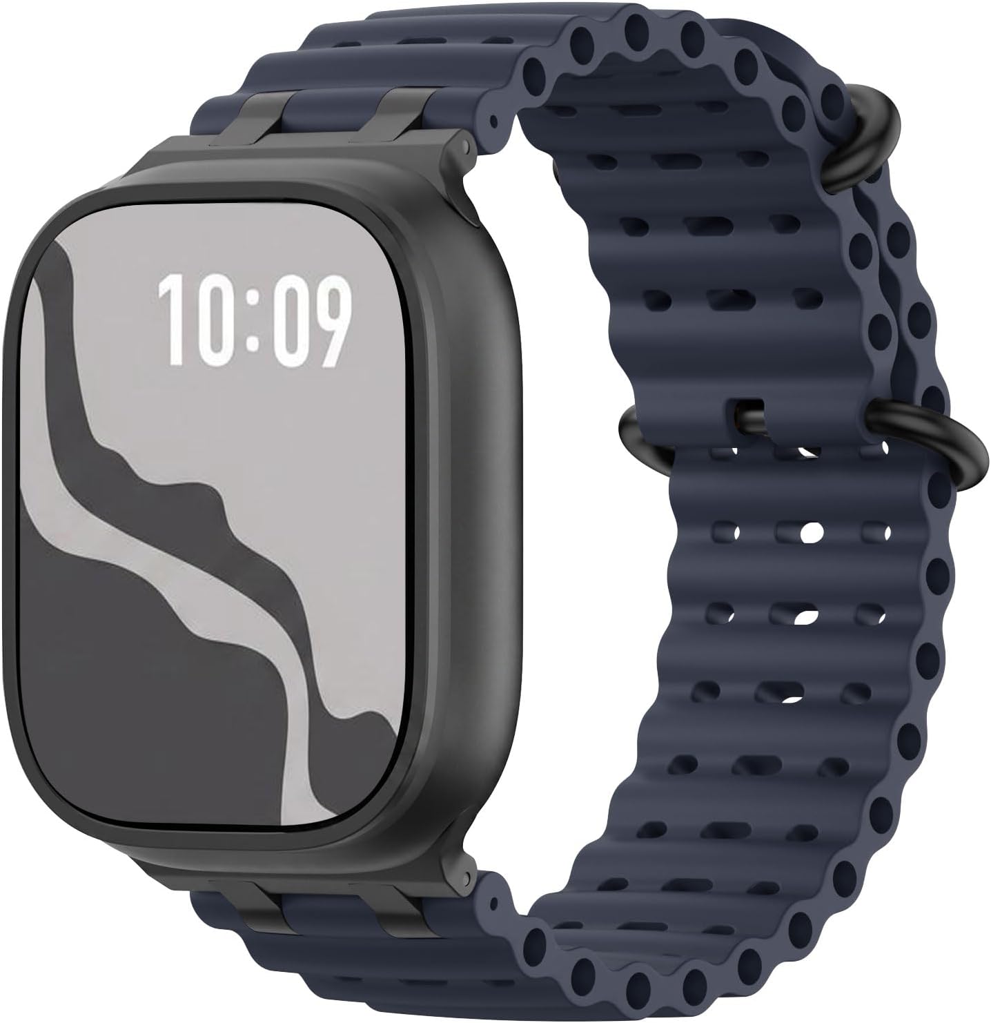 Detalle de Upgraded Ocean Watch Band for Apple Watch (42/44/45/46/49mm) | Breathable Sport Strap with Metal Connector