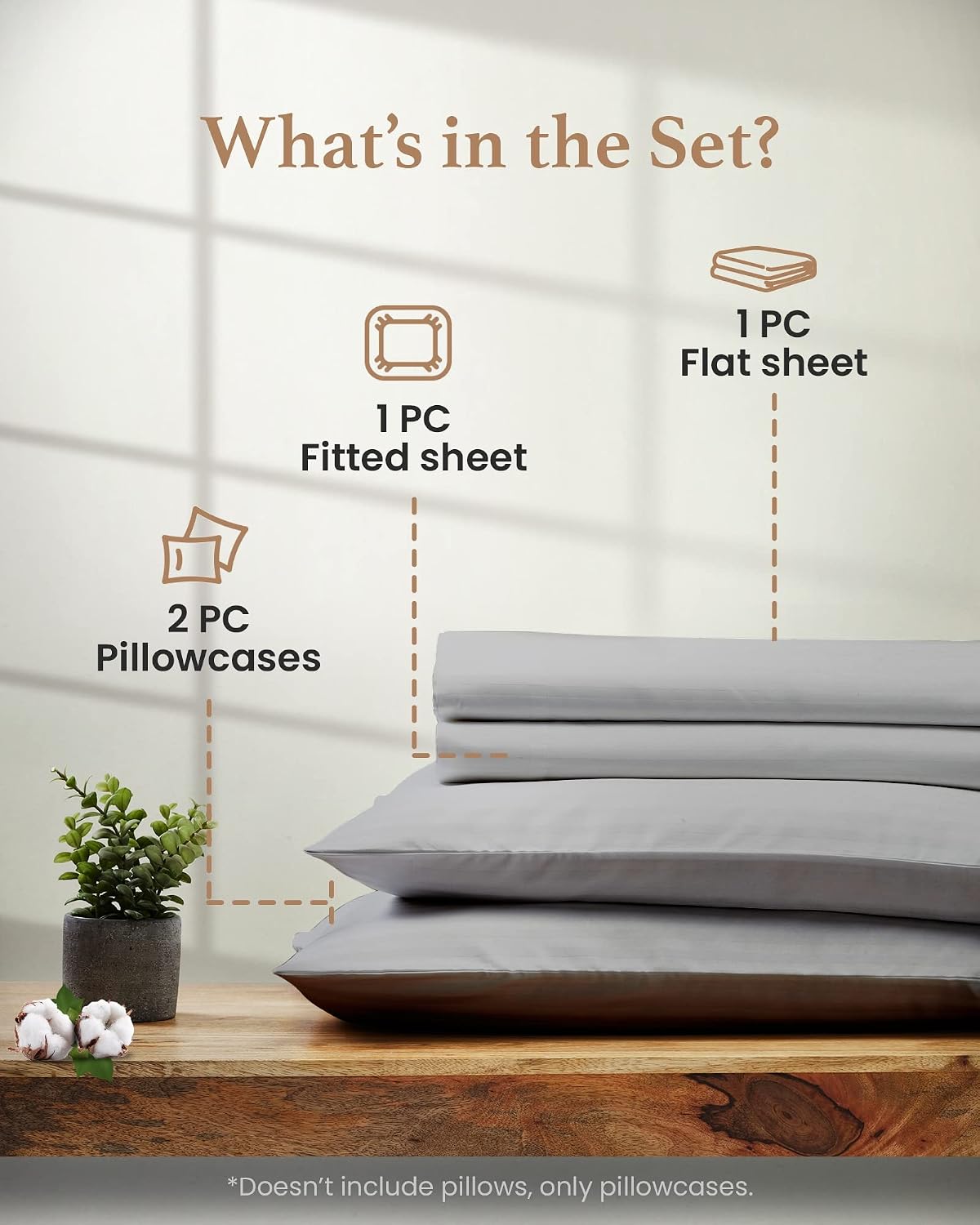 Thumbnail 1 de Good Sleep Bedding King Size Sheets Set 1000 TC