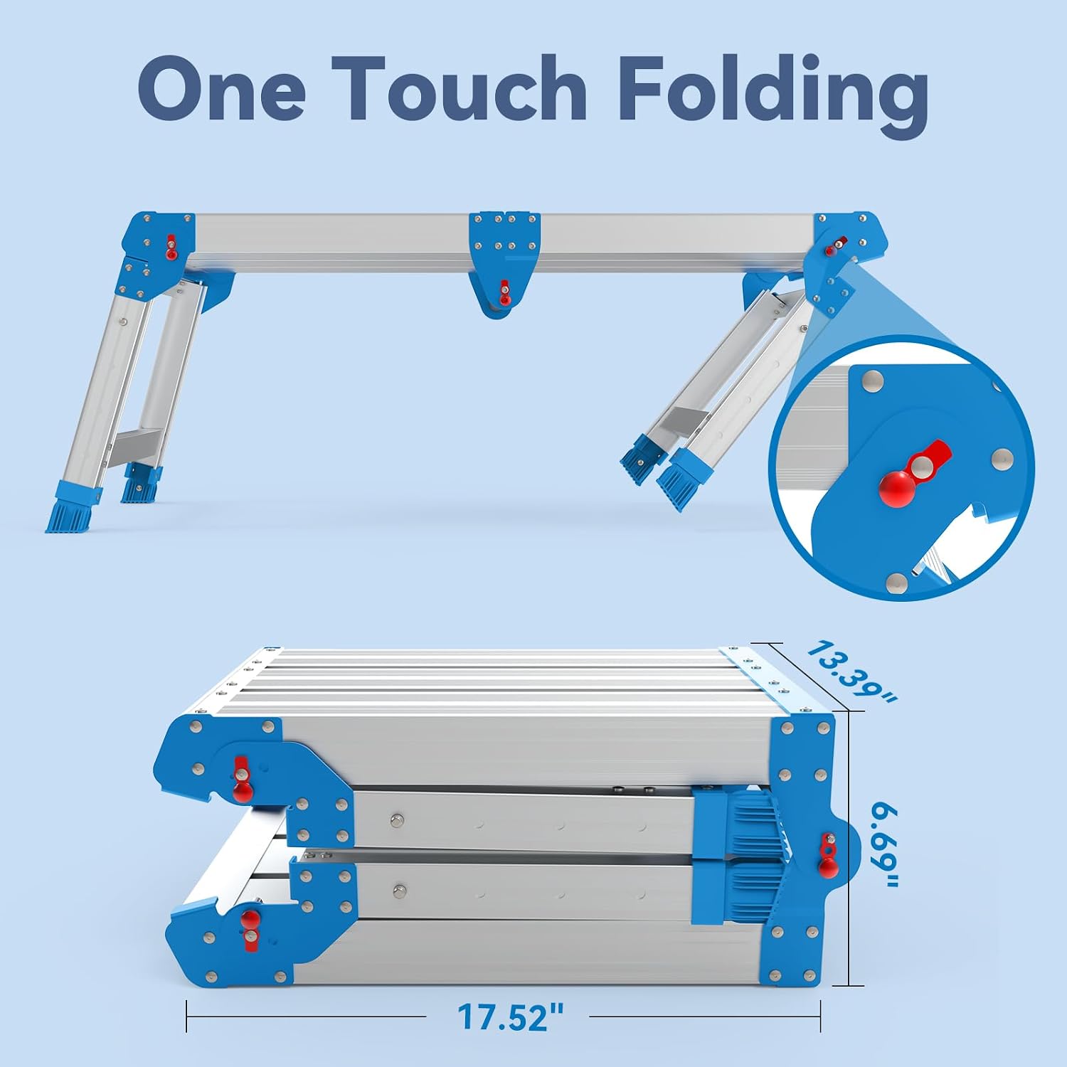 Detalle 2 de Loyoda Folding Work Platform, 500 lbs Capacity