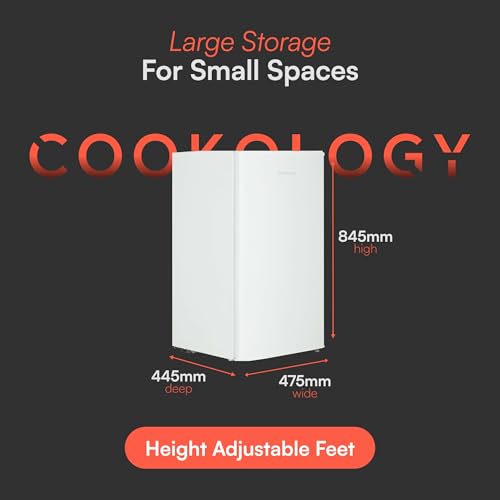 Detalle 2 de Cookology 60L Freestanding Under-Counter Freezer (White)