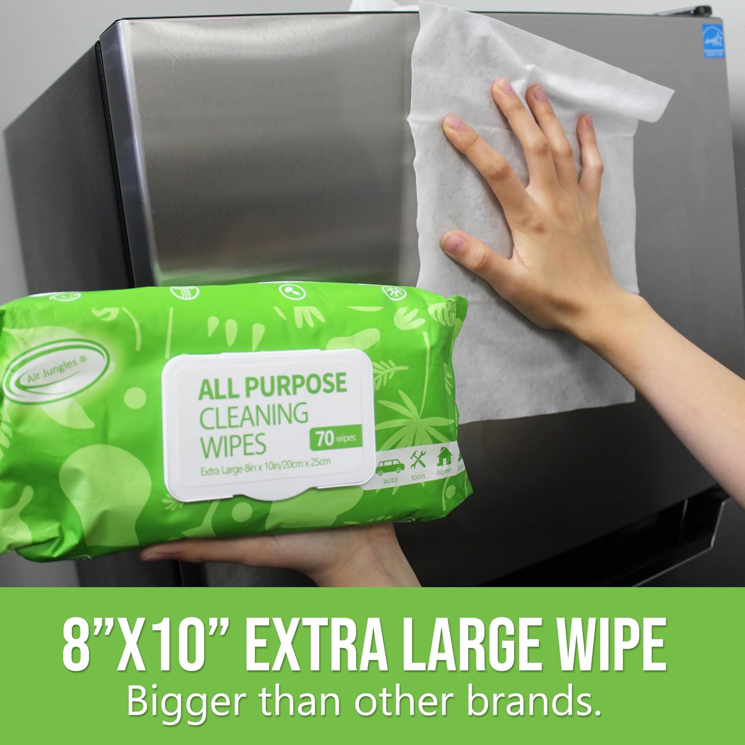 Thumbnail 4 de Air Jungles Car Interior Cleaning Wipes 210 🧽