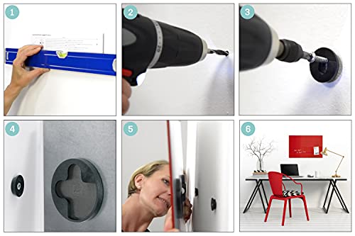 Thumbnail 3 de Tableau magnétique SIGEL 91 x 46 cm ⚙️