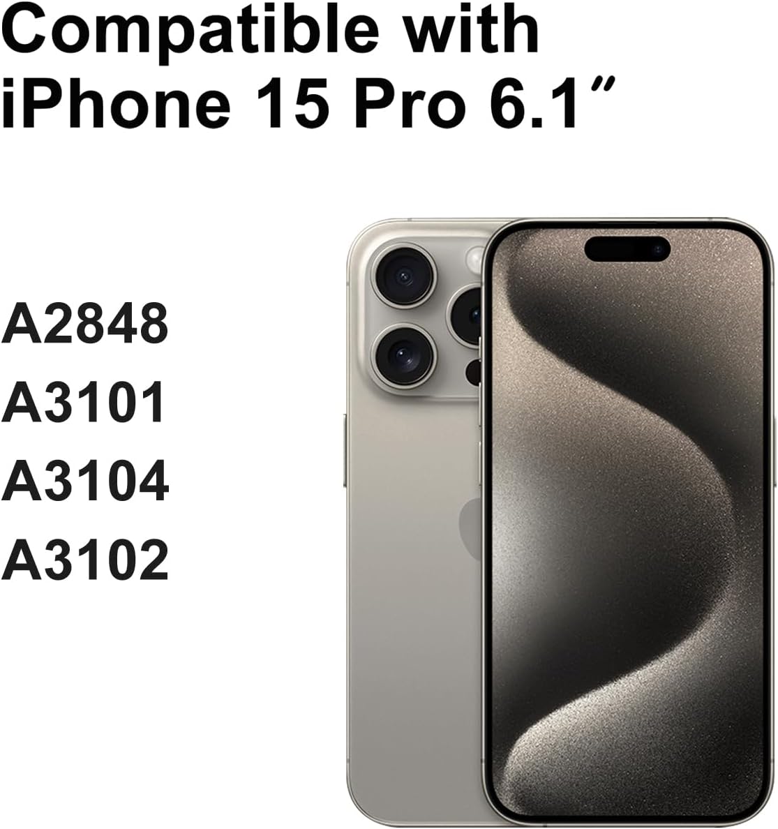 Detalle de LL TRADER iPhone 15 Pro Screen Replacement, 6.1-inch FHD Display