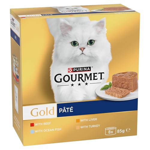 Thumbnail 1 de Gourmet Gold Paté Wet Cat Food 8x85g (Pack of 6)