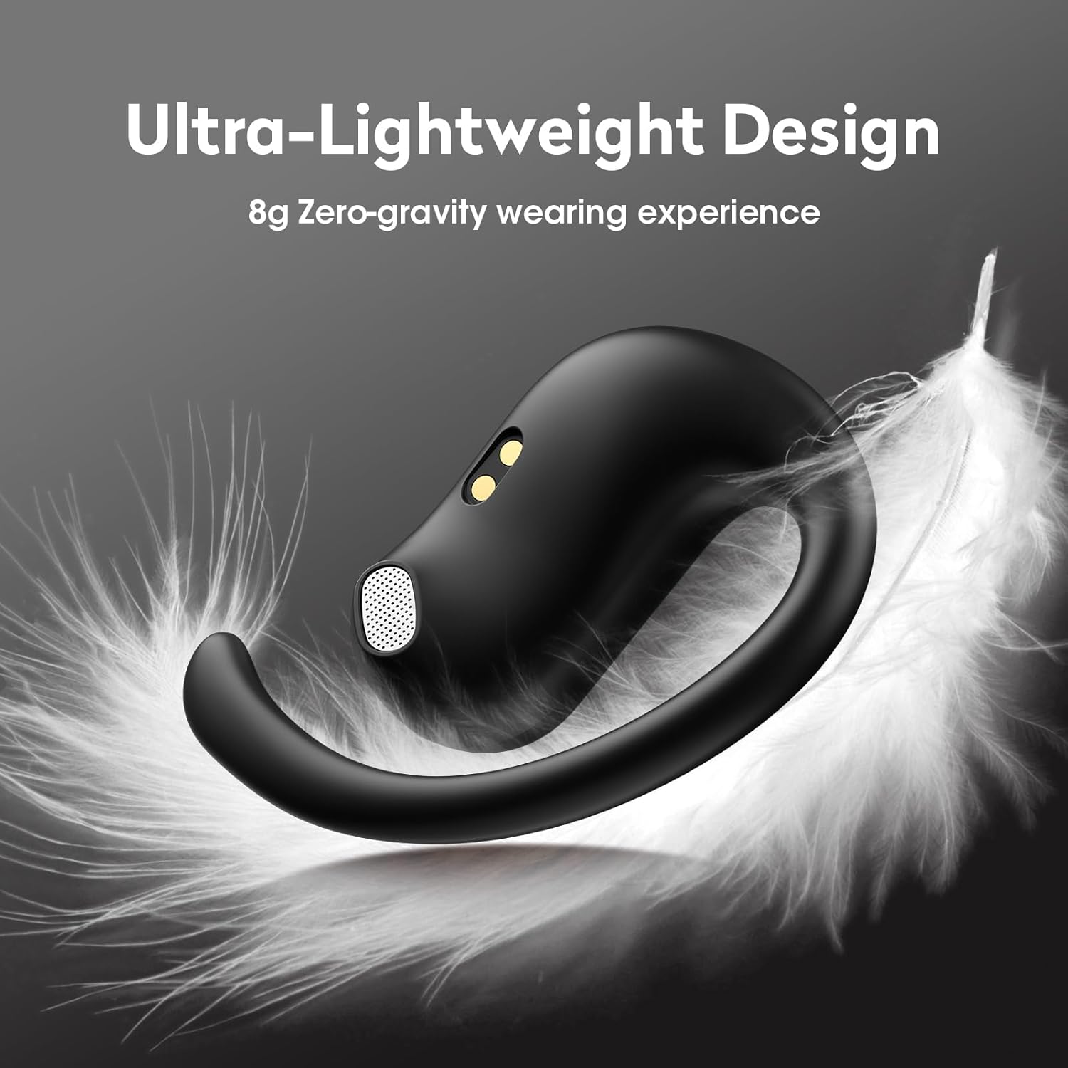 Thumbnail 5 de TEDELON Open Ear Earbuds (Bluetooth 5.4) with 50H Battery, IPX6, Adjustable Ear Hooks