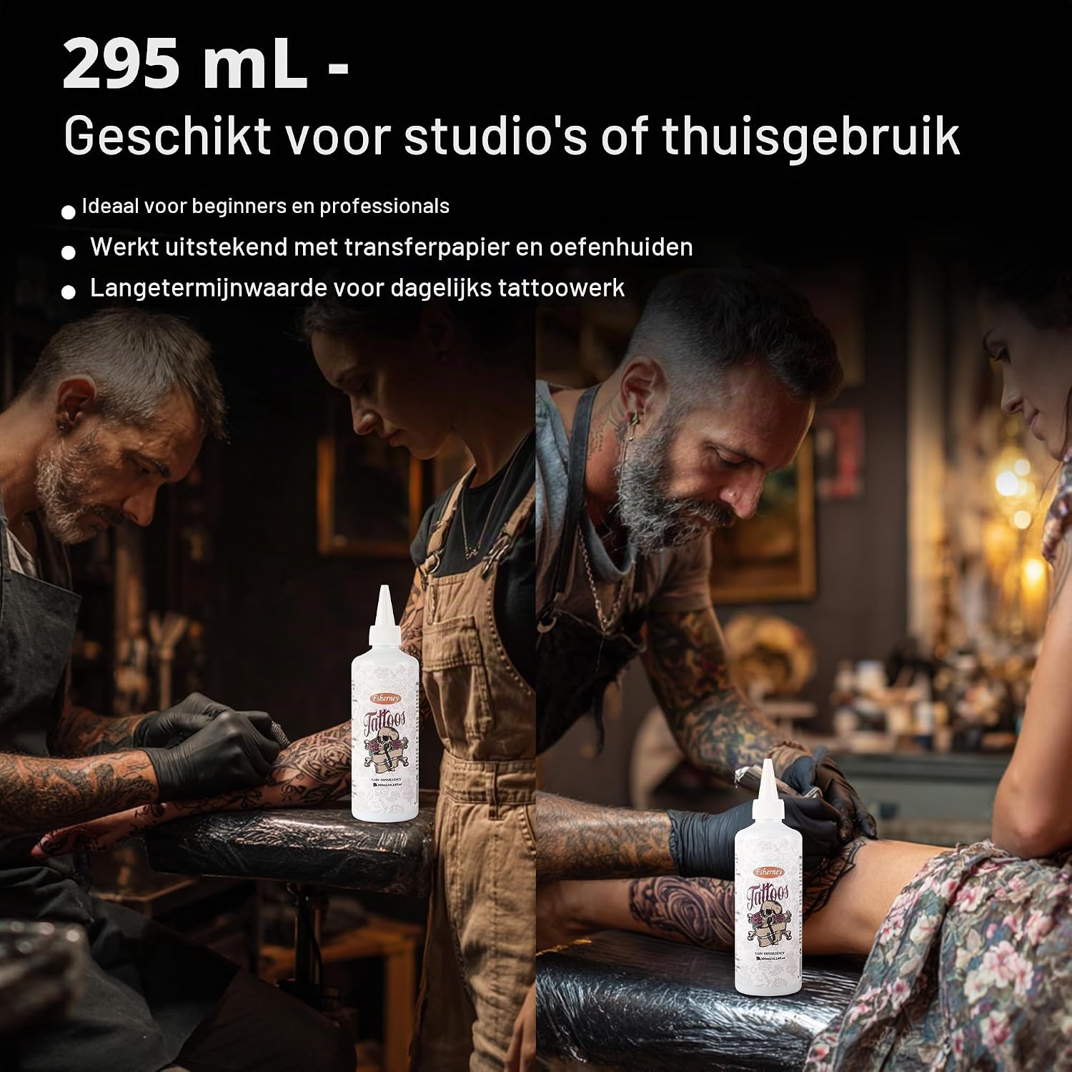 Thumbnail 3 de VRAIKO Fsherney tattoo-transfergel 300 ml, huidvriendelijk en sneldrogend