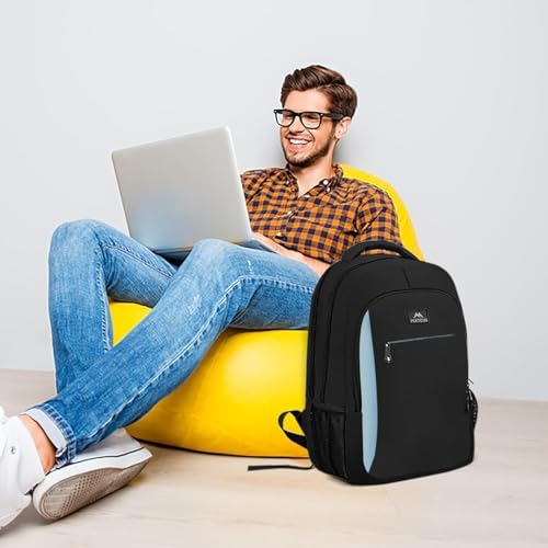 Thumbnail 6 de MATEIN Mochila Portátil 17 Pulgadas (Negro-Azul): organización y comodidad para trabajo y viaje