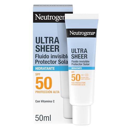 Detalle de Neutrogena Ultra Sheer Fluido Invisible Hidratante SPF 50, 50 ml