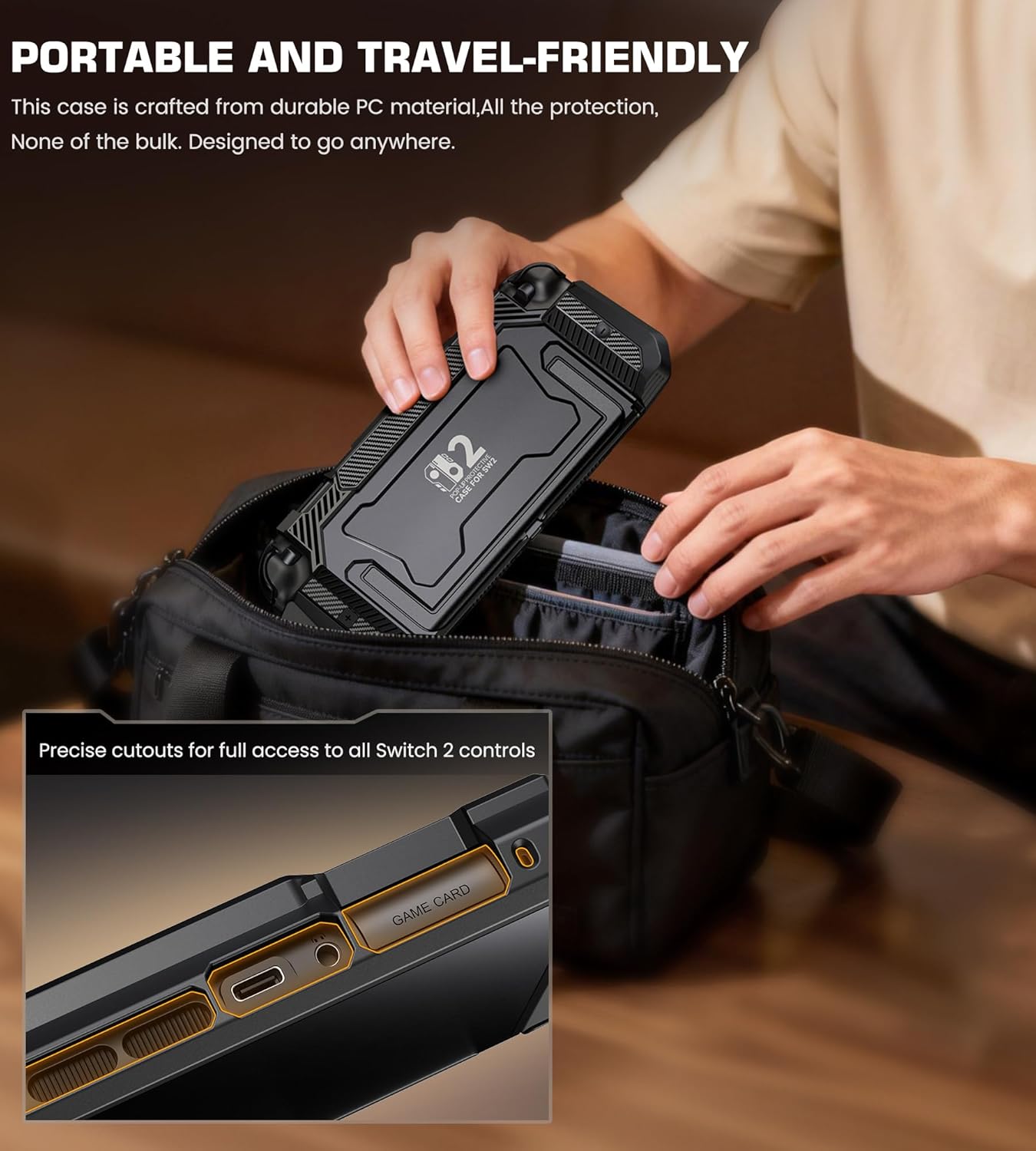 Thumbnail 6 de Dockable Case for Nintendo Switch 2 — Ergonomic Grip with Pop-up Joy-Con Release