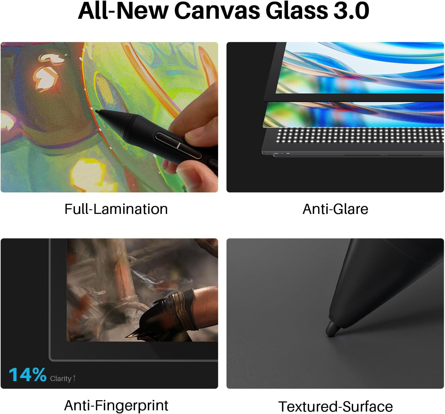 Thumbnail 6 de HUION GT2402 Kamvas Pro 24 (Gen 3) 4K Touch Drawing Display