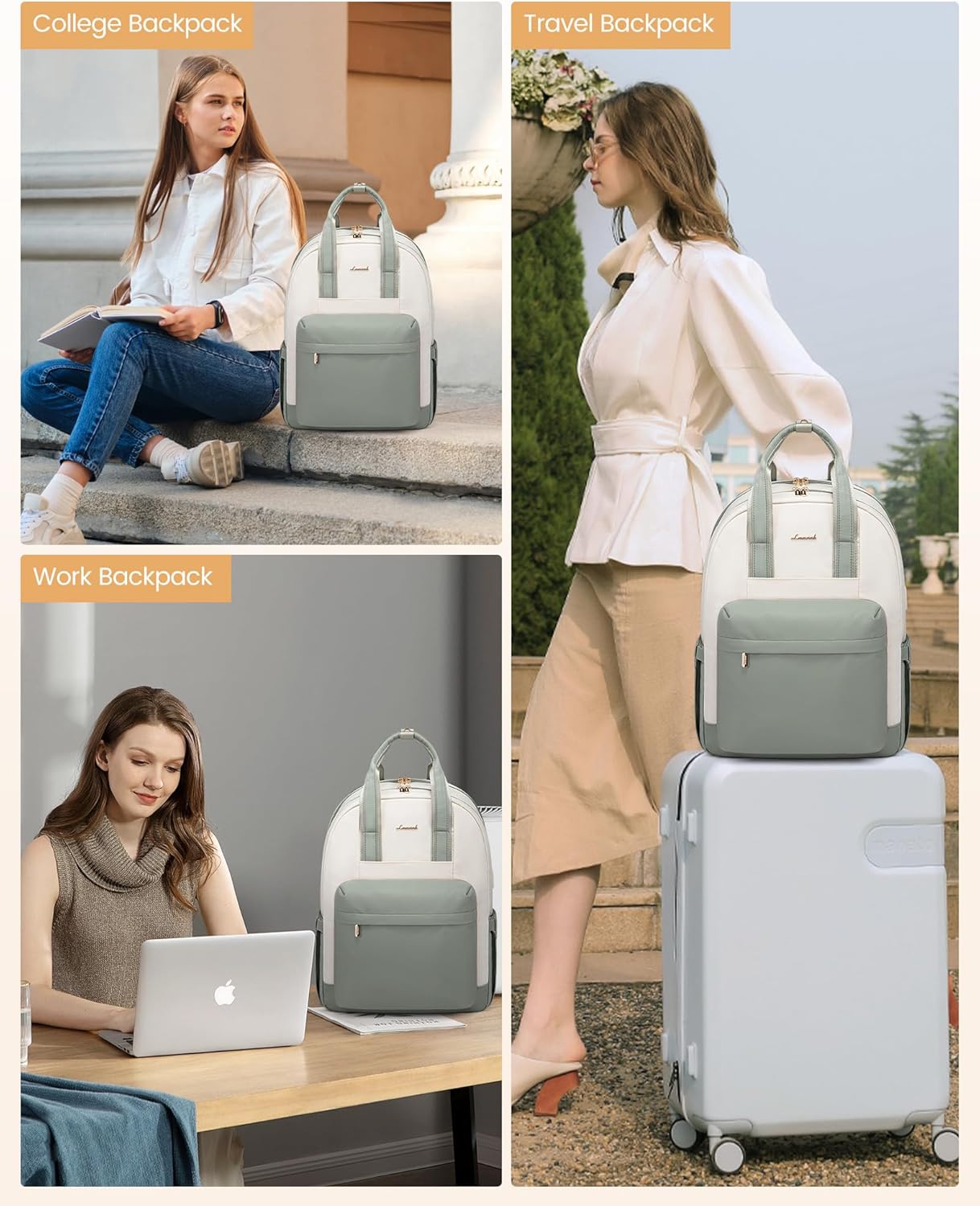 Thumbnail 5 de LOVEVOOK 15.6 inch Laptop Backpack for Women