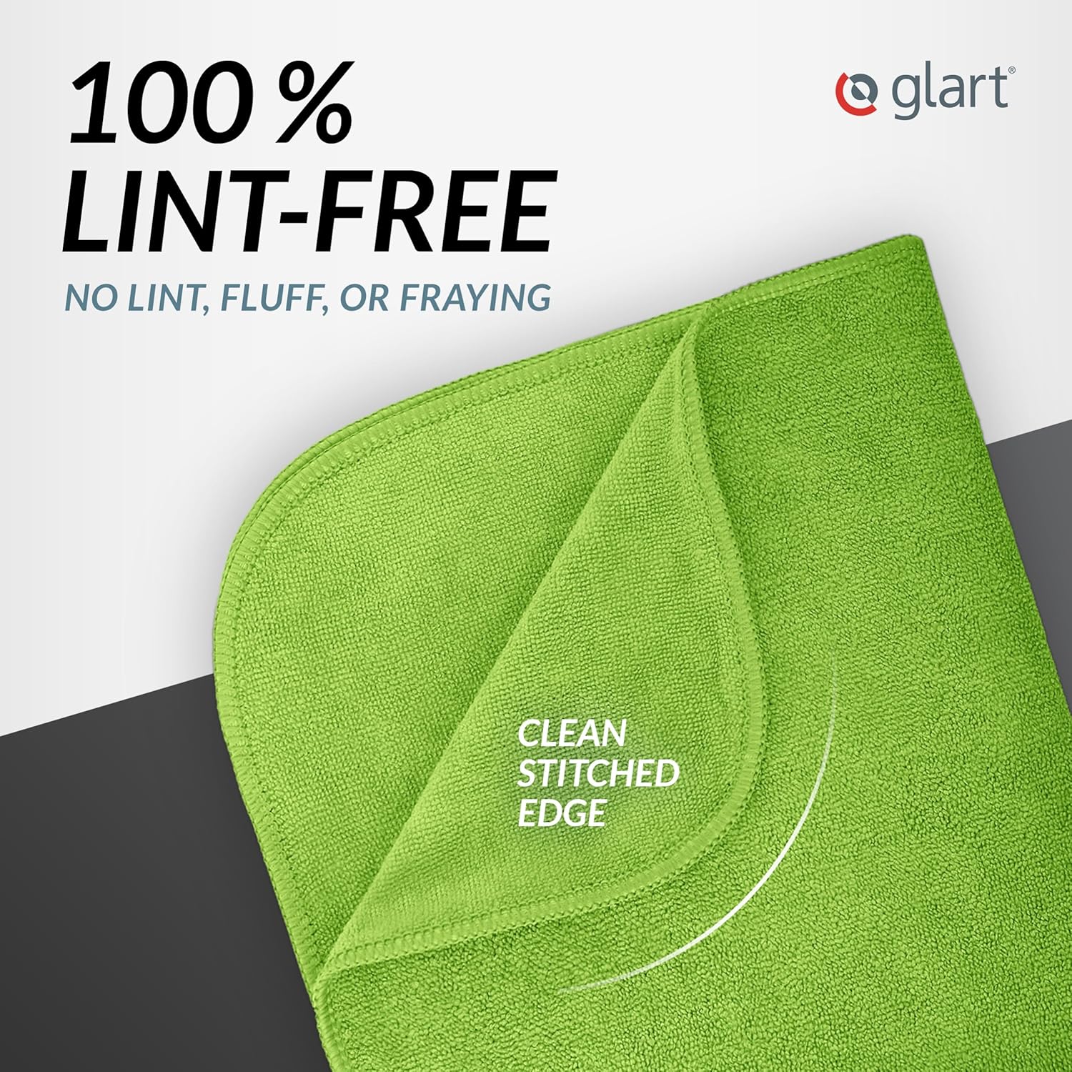 Thumbnail 3 de Glart 4484 4 Super Soft Microfibre Cloths 40 x 40 cm – Blue/Green