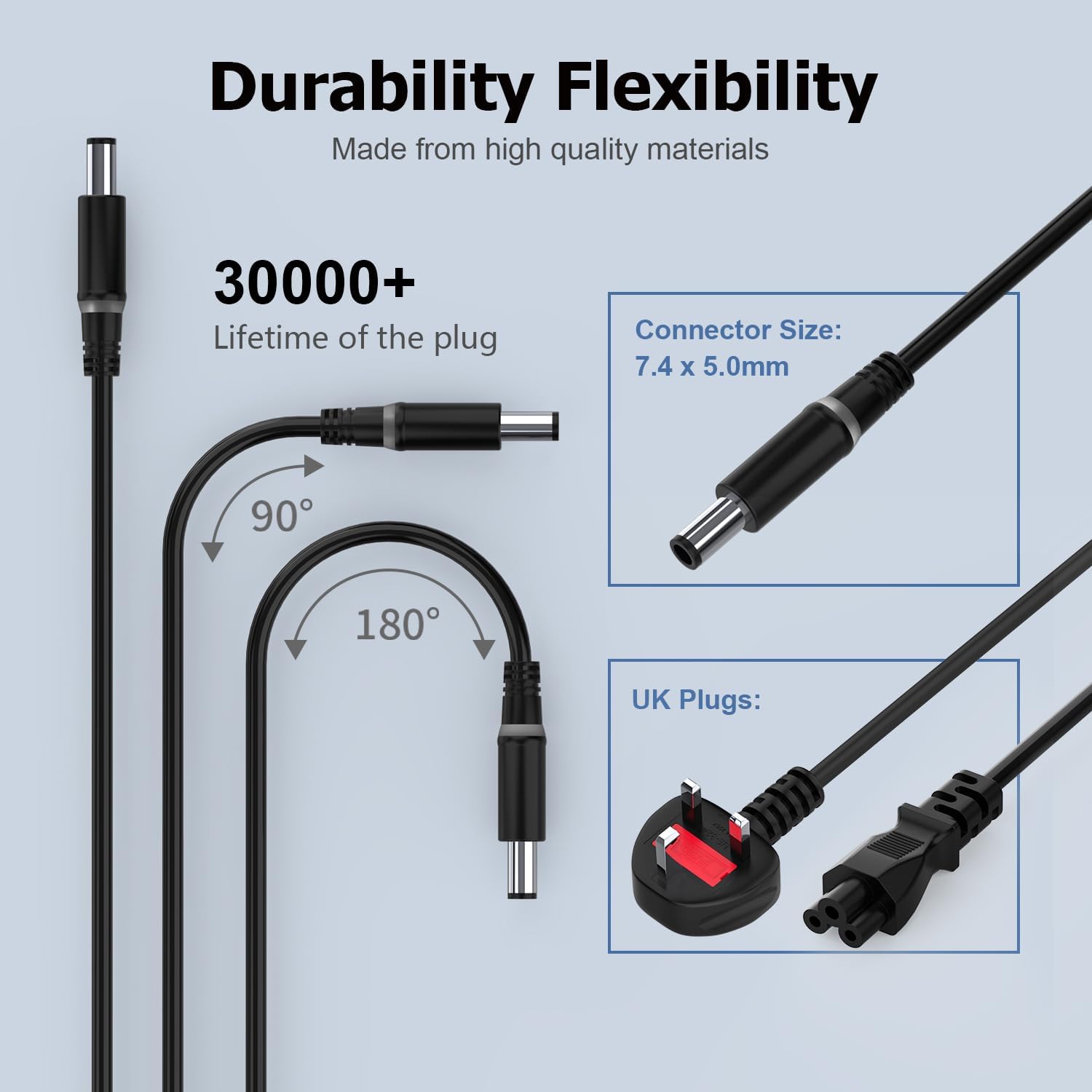 Thumbnail 2 de Dell 65W laptop charger 7.4x5.0mm 🔌