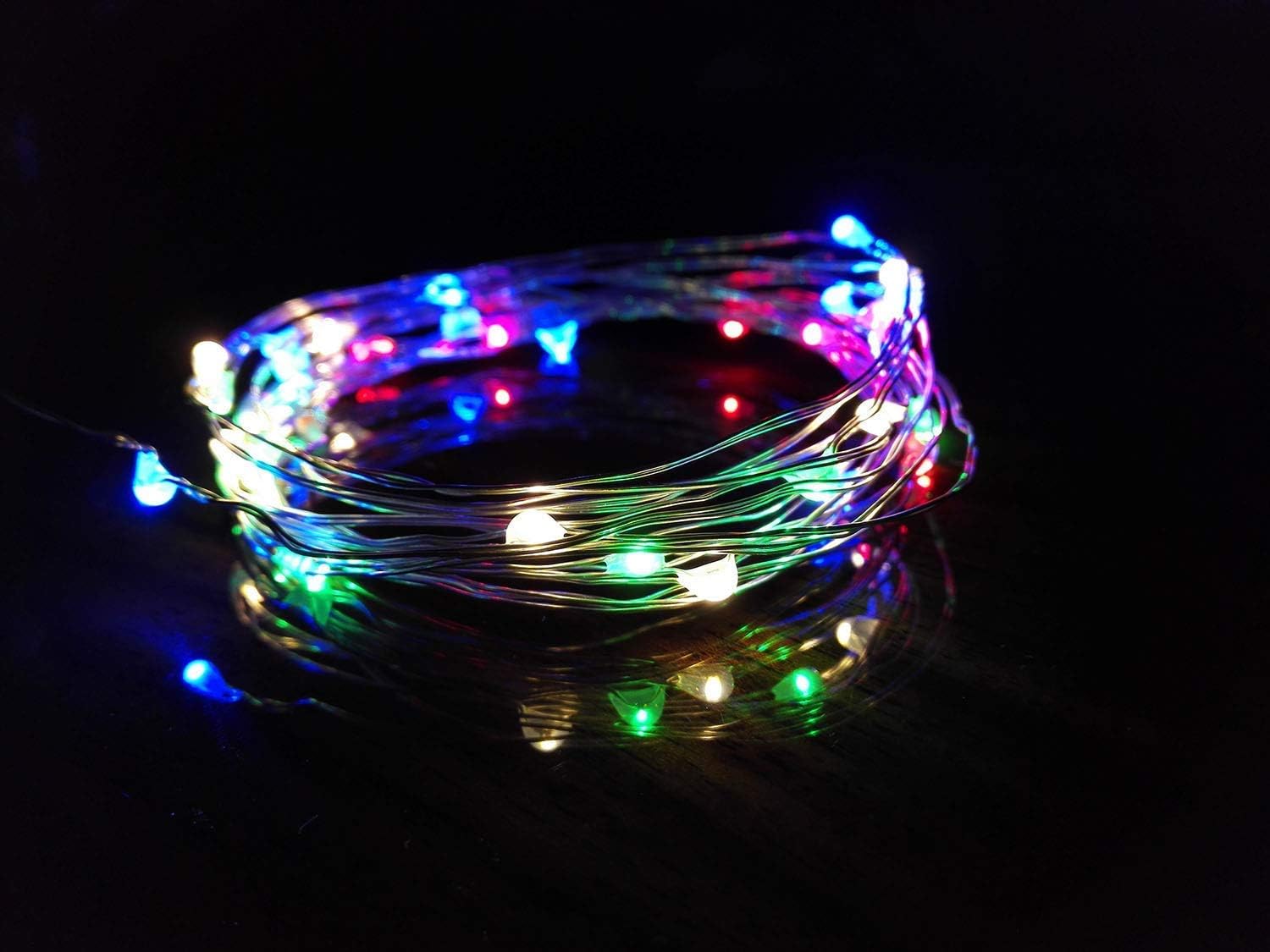 Thumbnail 4 de BOLWEO Battery Powered Fairy String Lights – 3 packs, 10ft Copper Wire, 30 LEDs, Multi-Colour