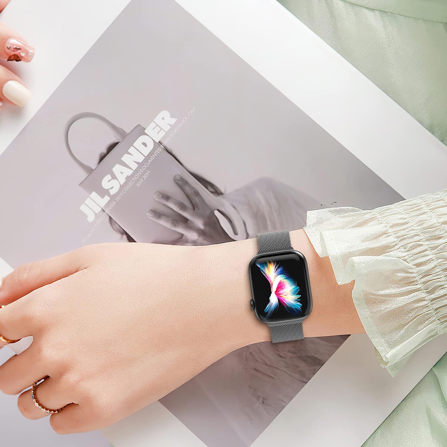 Thumbnail 4 de Higgs Strap Magnetic Mesh Band 46mm