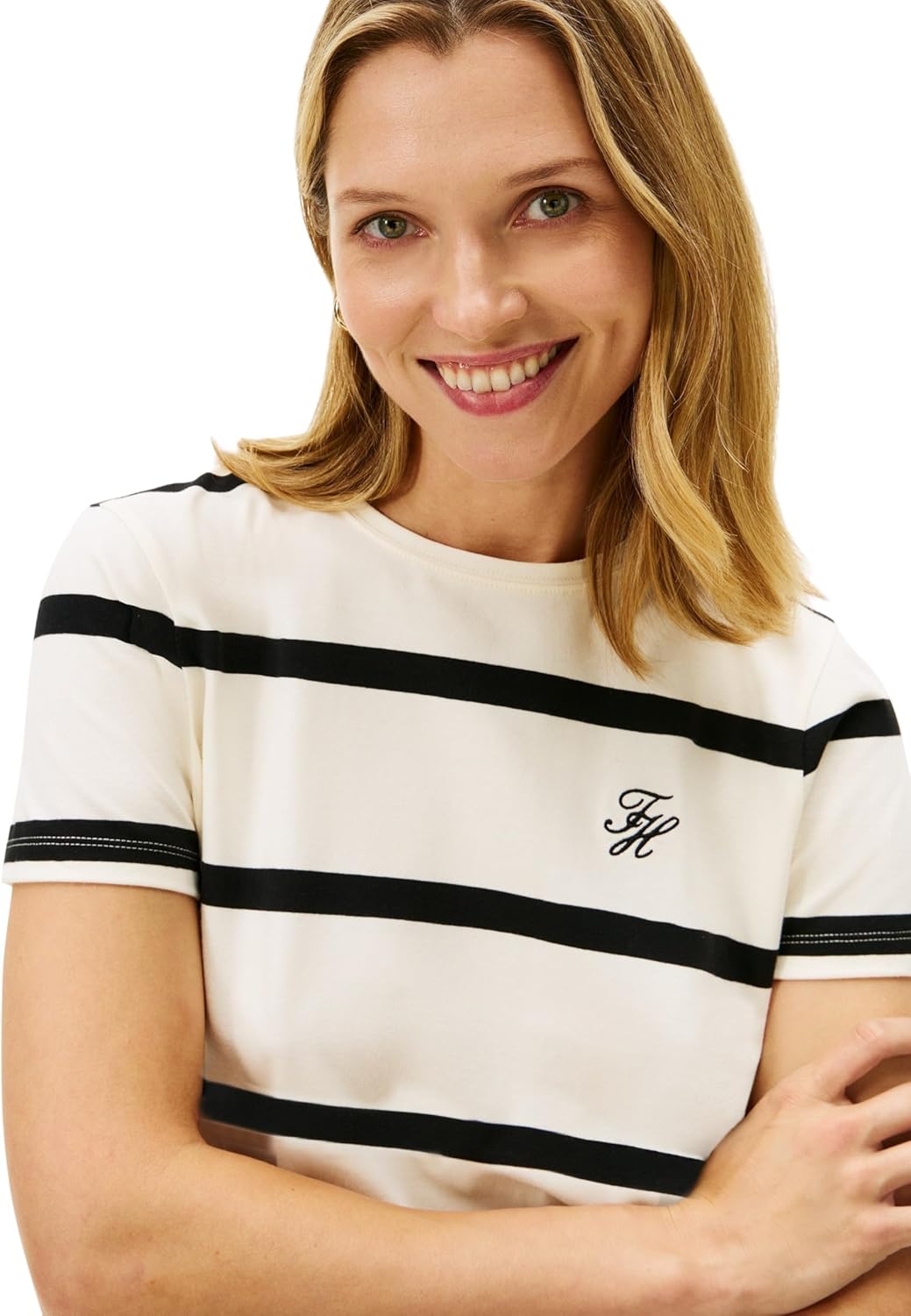 Thumbnail 2 de Tommy Hilfiger TH Script Reg C-nk SS Tee Ww0ww47809 – Maglietta da donna a maniche corte