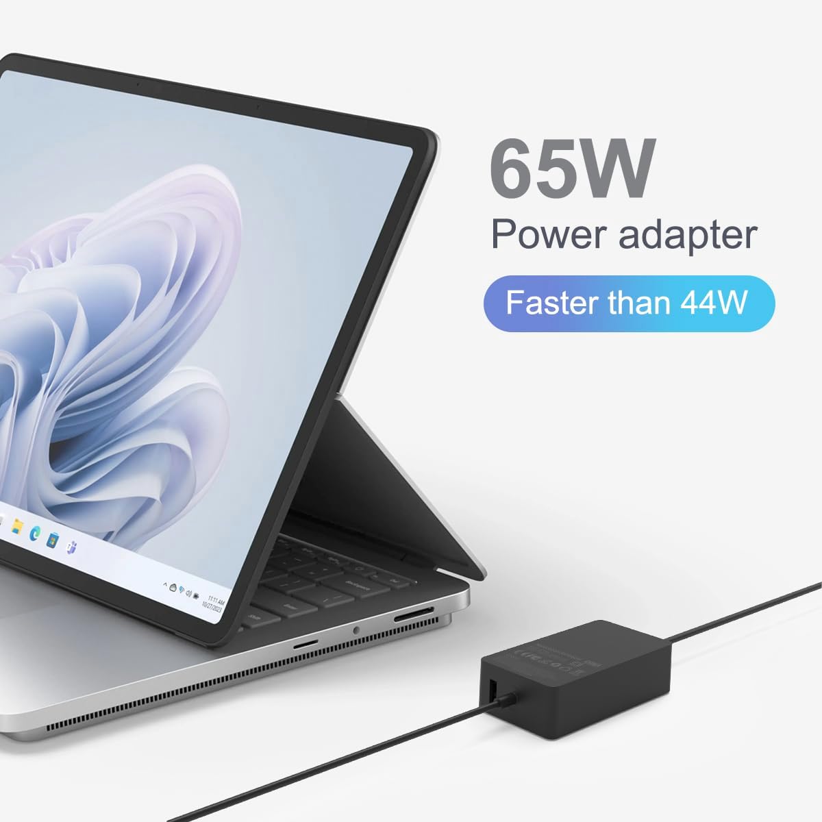 Thumbnail 2 de 65W Surface Charger for Microsoft Surface Pro 10/9/8/7 and Surface Laptop Series – Ehao