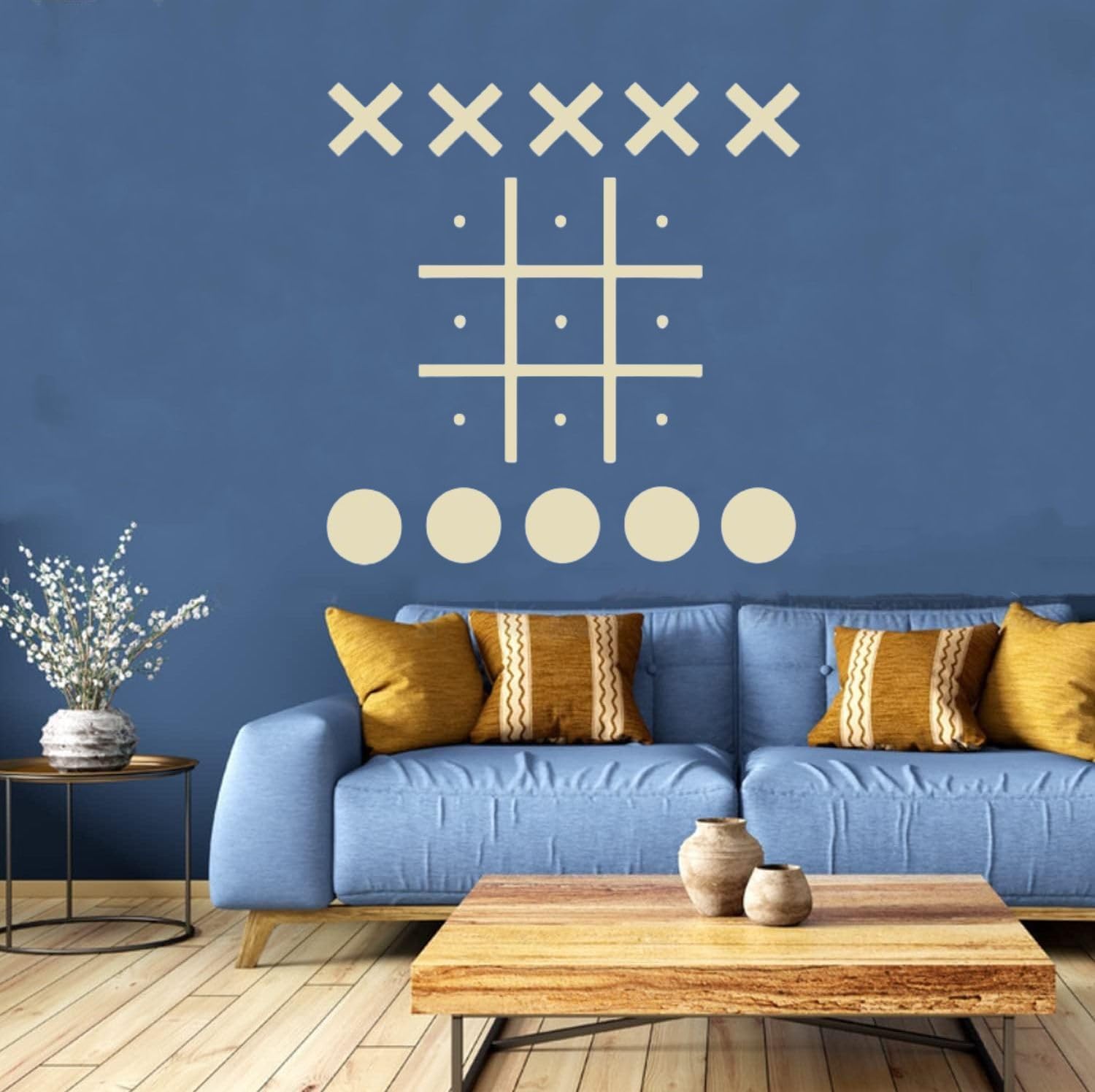 Thumbnail 6 de DUOLIYBC Magnetic Tic Tac Toe Wall-Mount Game (Black)