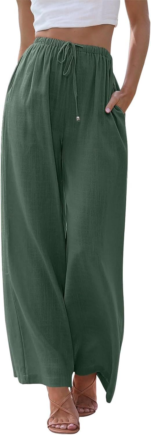 Thumbnail 6 de LILLUSORY Linen Palazzo Pants