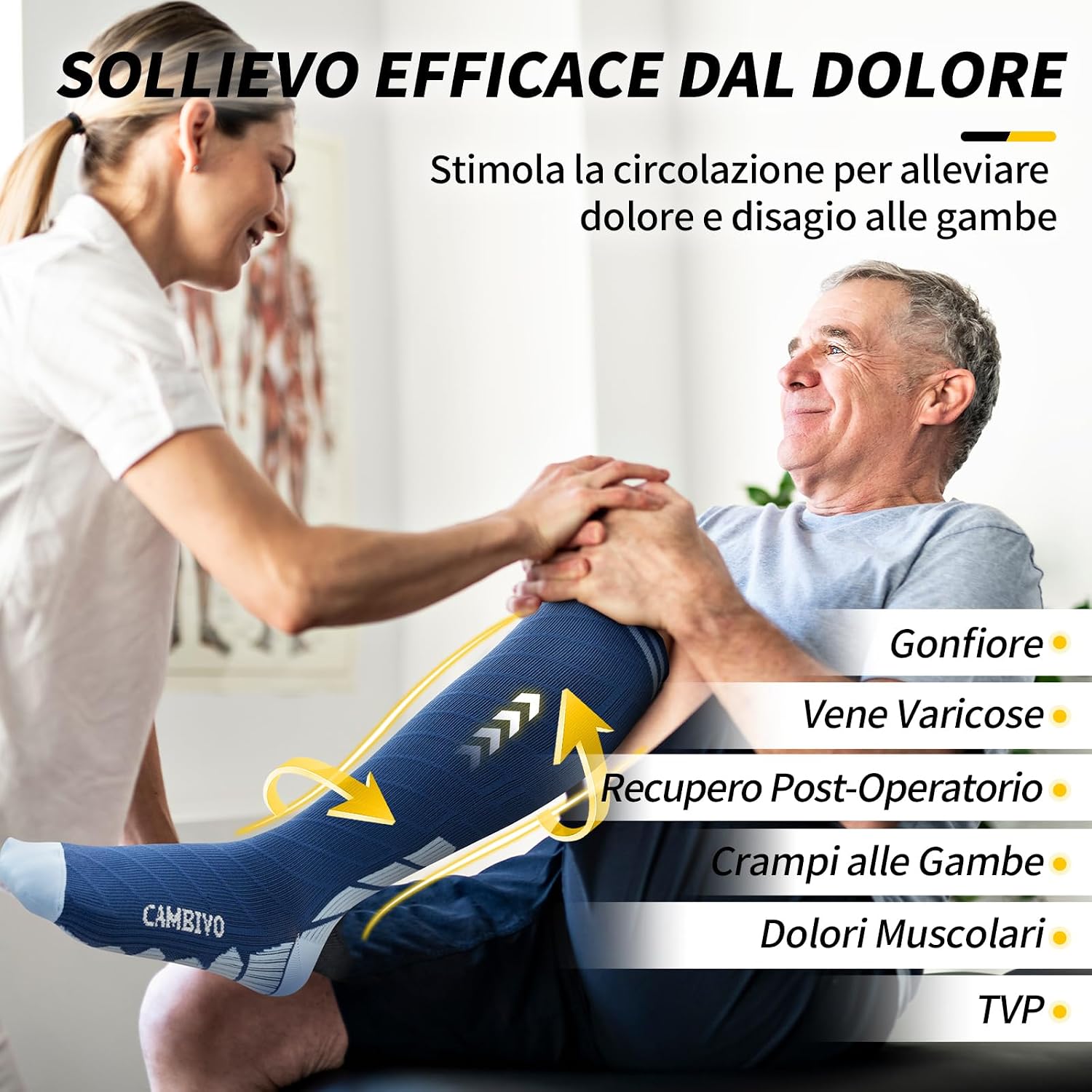 Thumbnail 4 de CAMBIVO calze compressione graduata 20-30 mmHg
