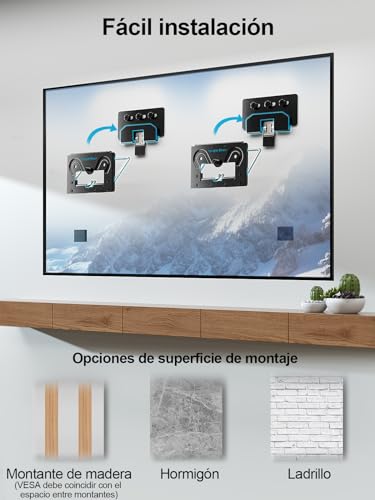 Thumbnail 4 de Supcline Slim Soporte Pared TV 14-80" 🖥️ Hasta 45kg