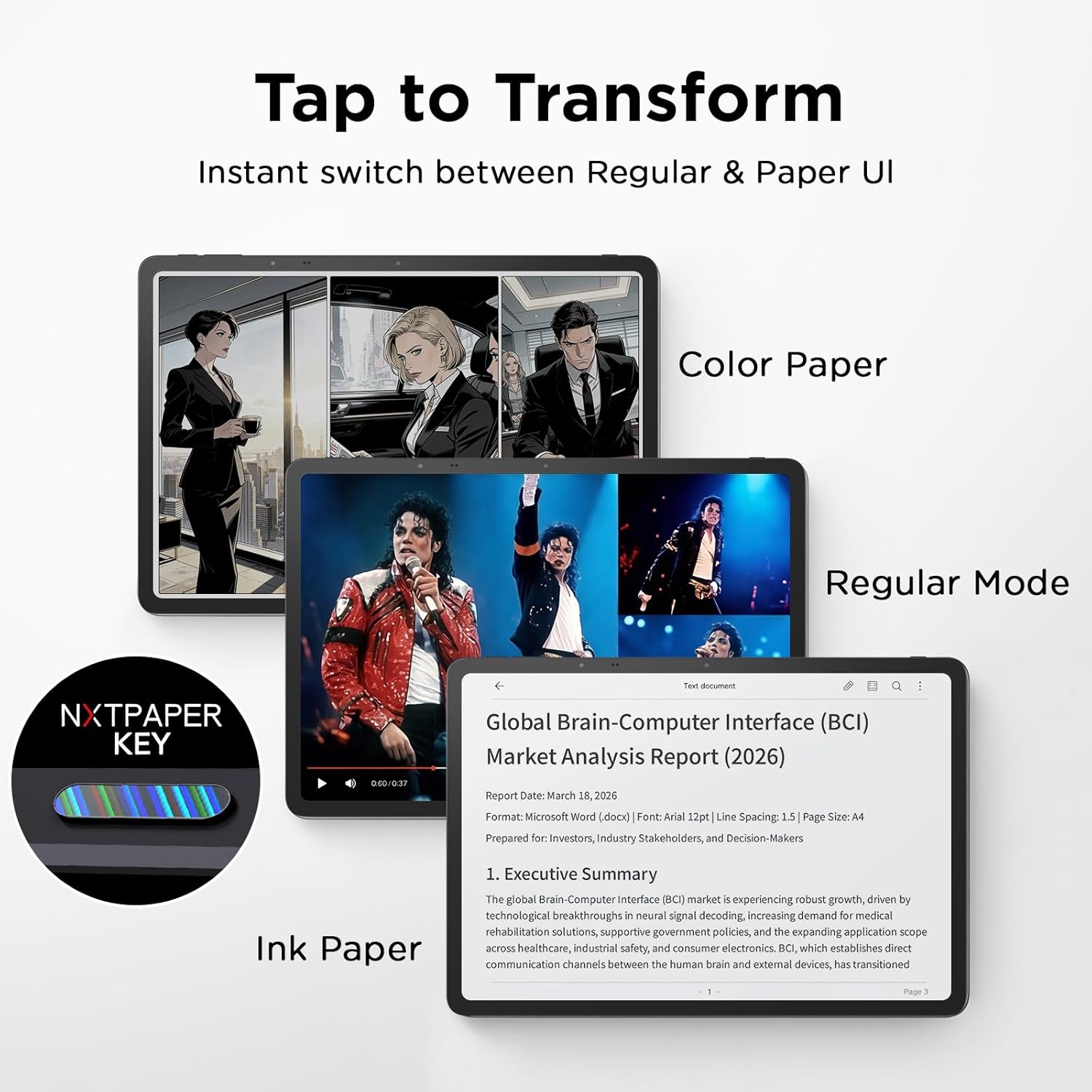 Thumbnail 4 de TCL NXTPAPER 14 Android Tablet 256GB