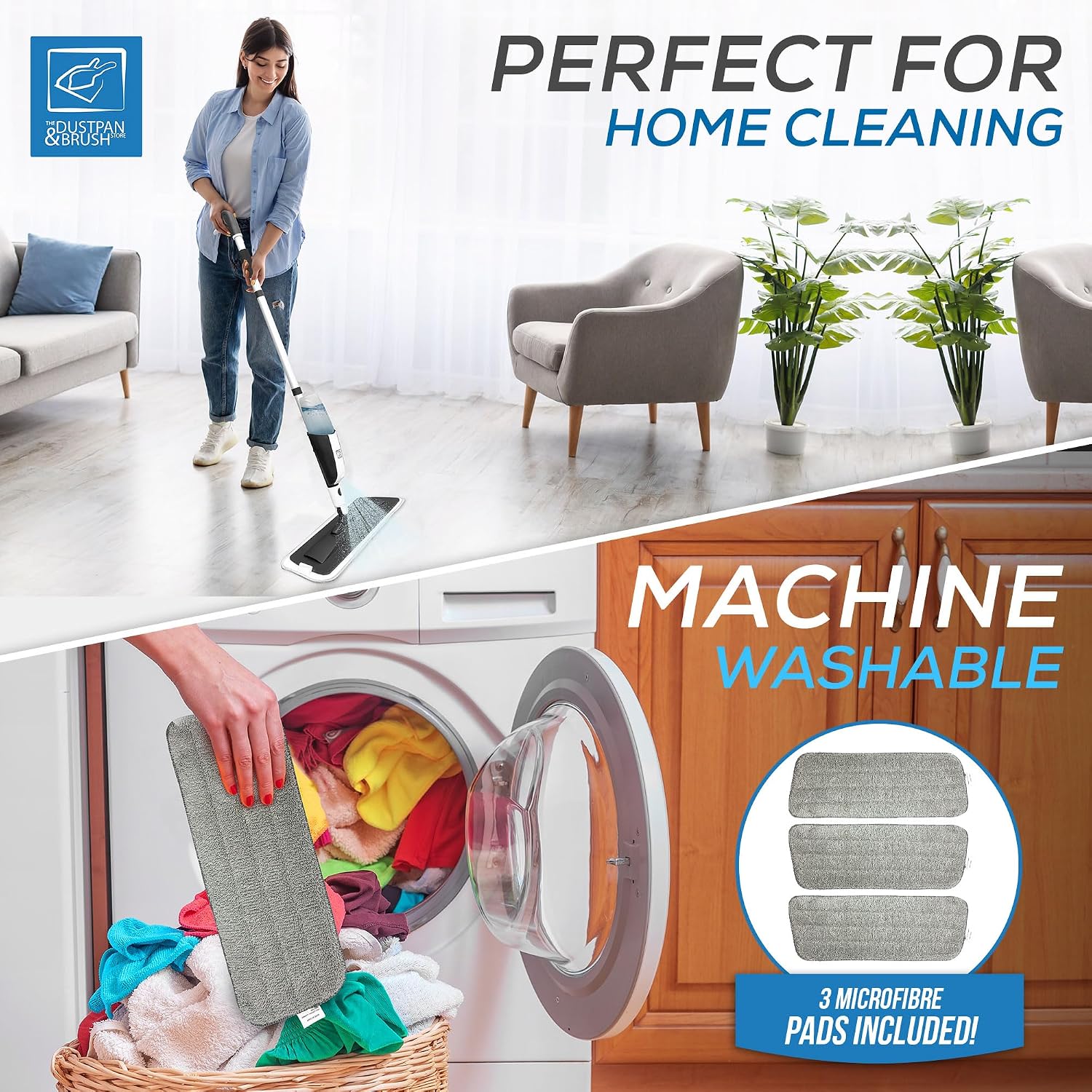 Thumbnail 3 de TDBS Spray Mop with Washable Pads 360°