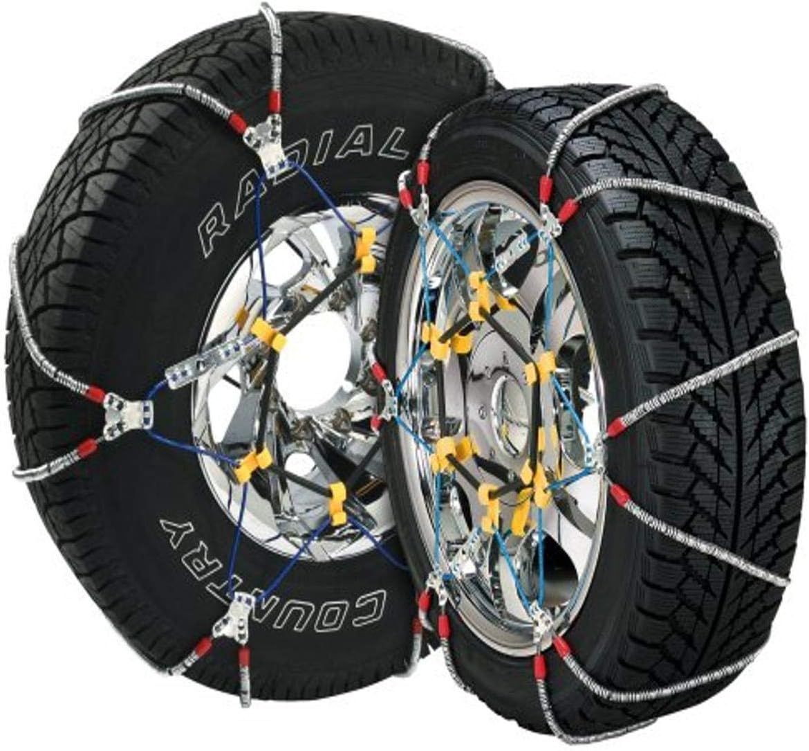 Detalle de SCC SZ135 Super Z6 – łańcuchy kablowe do aut osobowych, pickupów i SUV-ów, zestaw 2 szt.