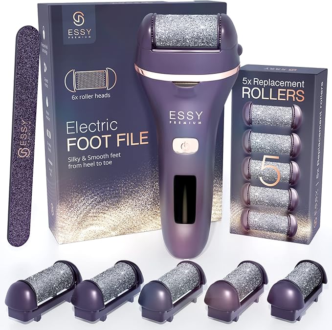 Essy Lima Eléctrica Pedicura con 5 Rodillos 💅