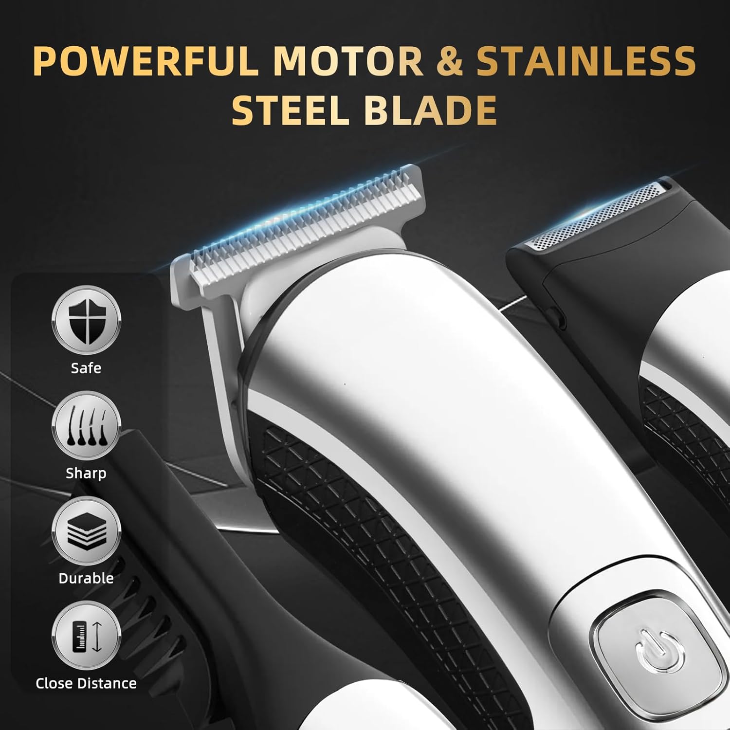 Detalle de Beard Trimmer for Men with 20 Length Settings — Waterproof, All-in-One Grooming Kit