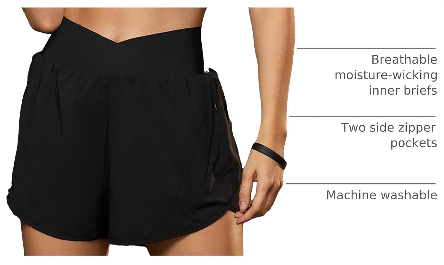 Detalle 2 de Blooming Jelly Workout Shorts High Waisted 2.5