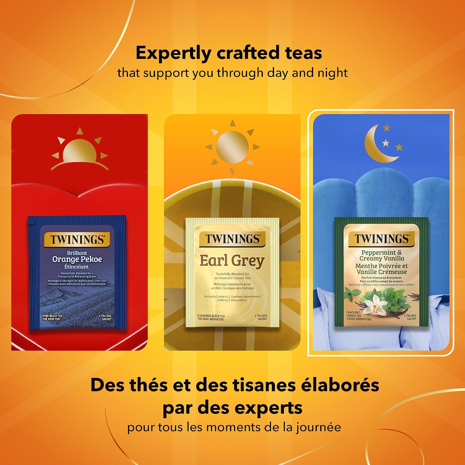 Detalle 2 de Twinings peppermint and vanilla herbal tea, 20 count