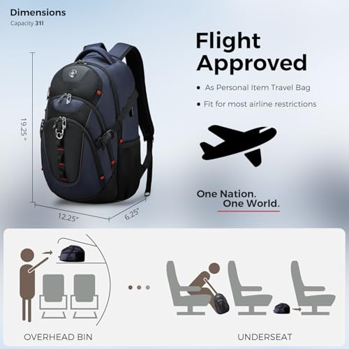 Detalle de Swissdigital Design Laptop Backpack SD803-12 with USB-C Charging and RFID Protection
