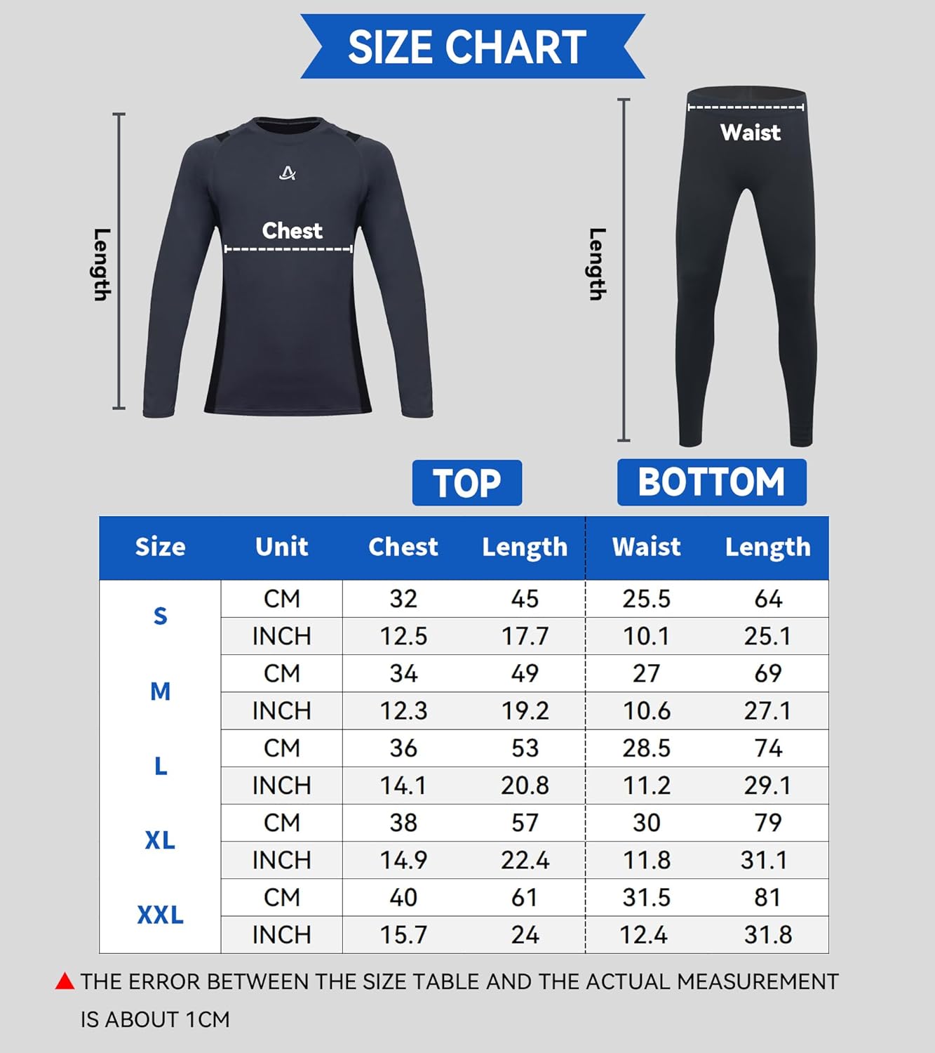 Thumbnail 6 de AMZSPORT Ensemble de sous-vêtements thermiques manches longues pour enfant (polyester, elastane, intérieur en felpa)